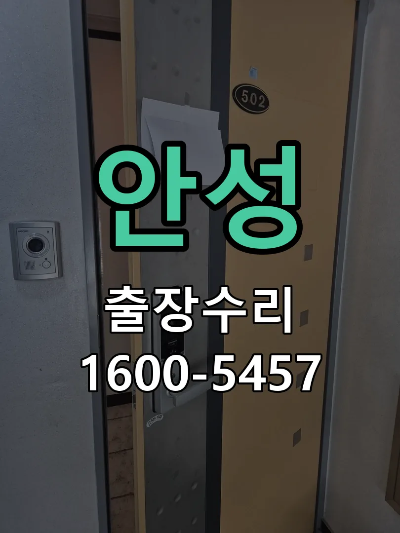 안성 도어락 열쇠 출장 수리
