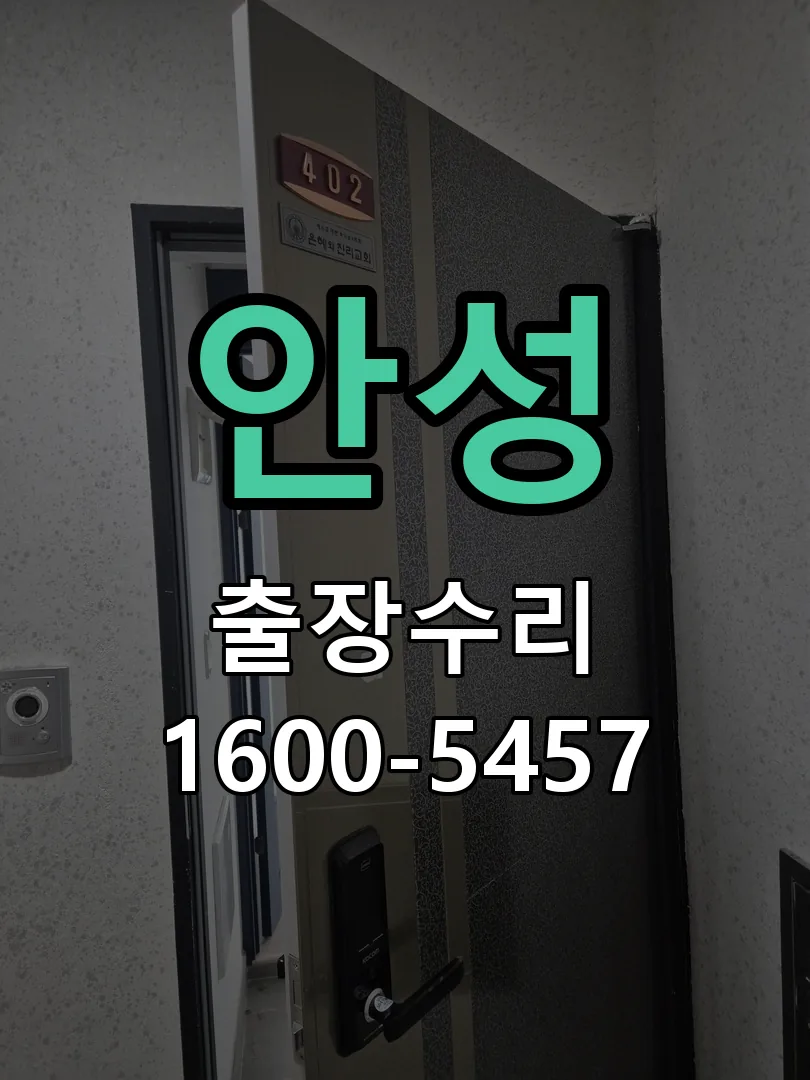 안성 잠금장치 동작 확인