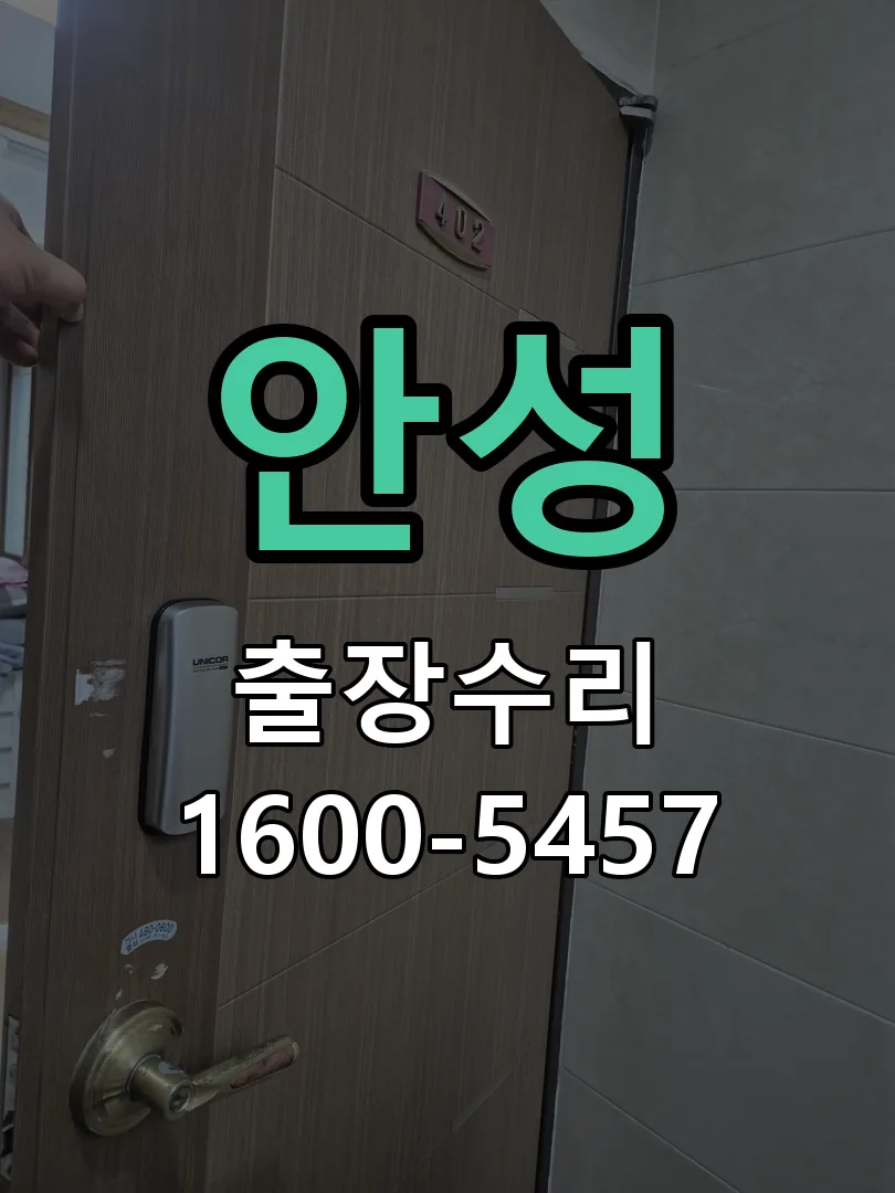 안성 도어락 열쇠 출장 수리
