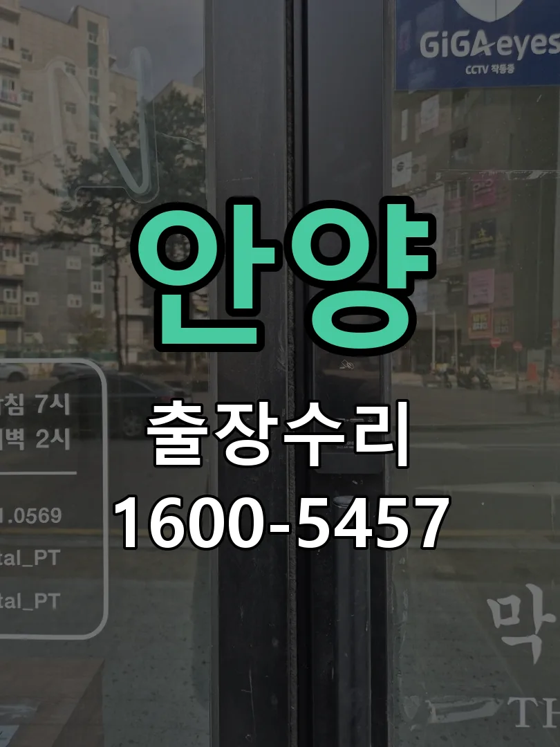 안양 도어락 열쇠 출장 수리