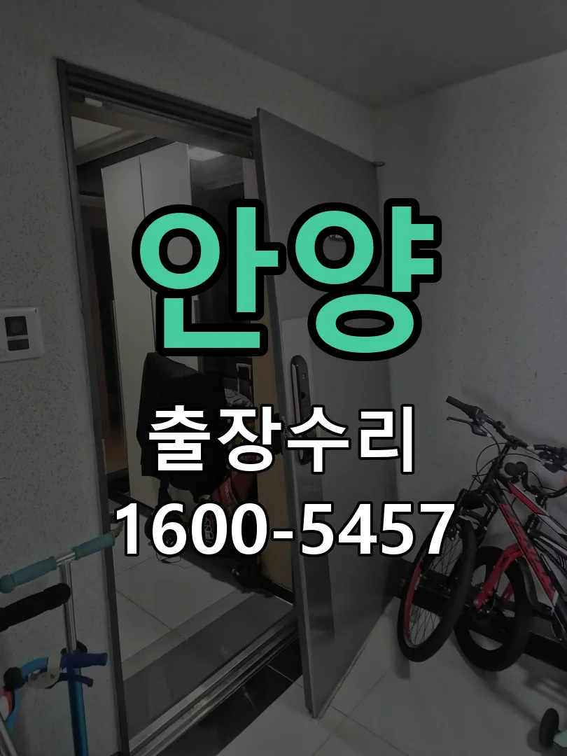 안양 잠금장치 동작 확인