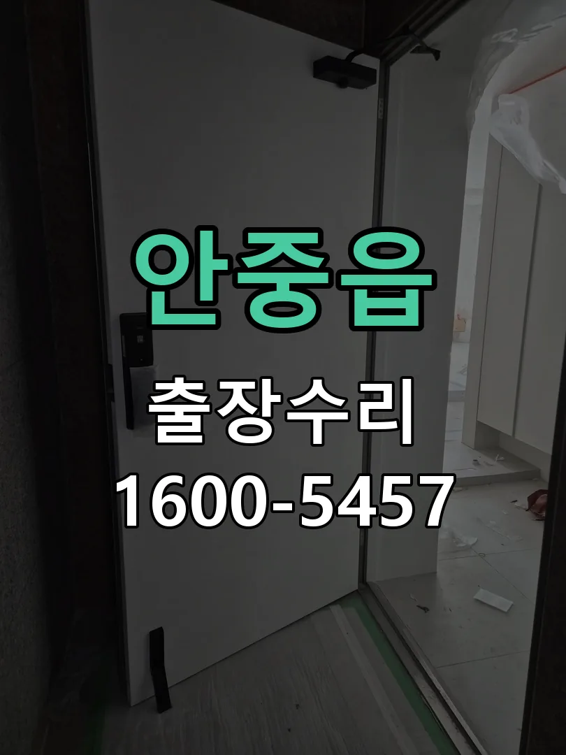안중읍 잠금장치 동작 확인