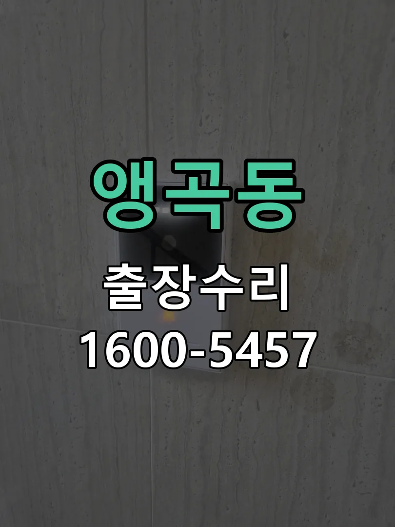 앵곡동 교체 작업 진행