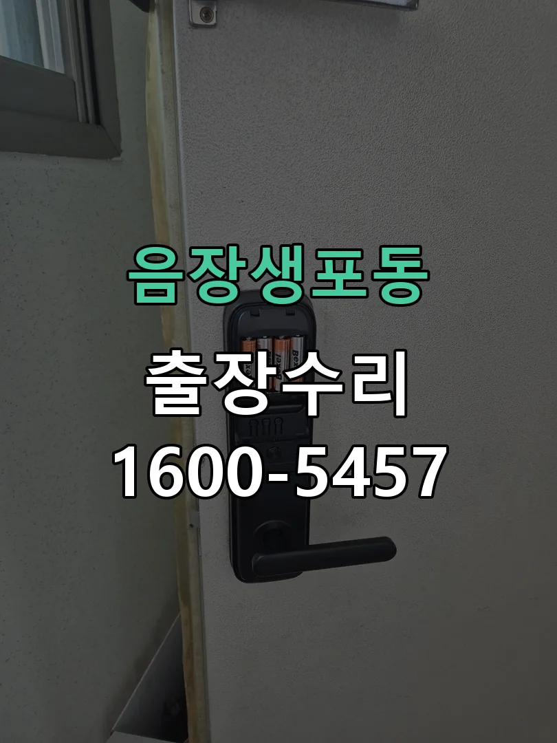음장생포동 배선·접점 정리