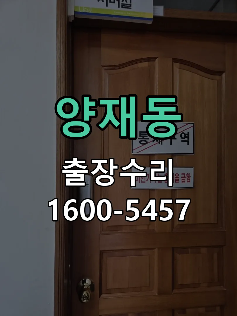 양재동 도어락 열쇠 출장 수리