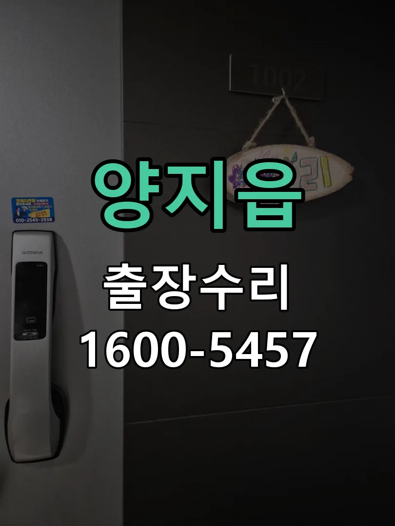 경기 도어락 열쇠 출장 수리