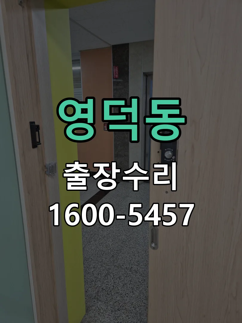영덕동 도어락 열쇠 출장 수리