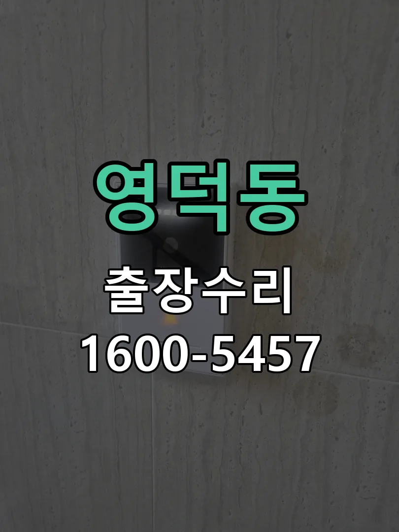 영덕동 현장 도착 후 상태 확인