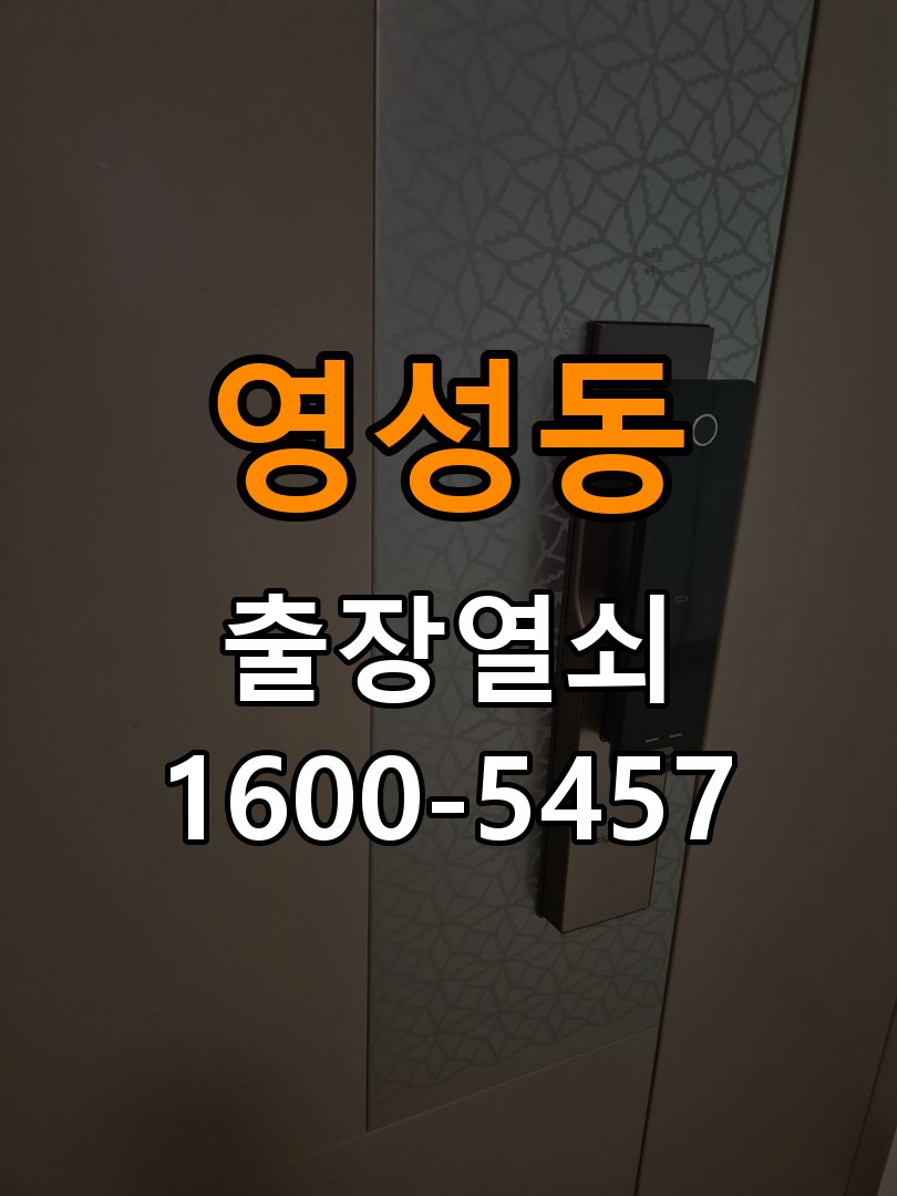 영성동 현관문 보조키 열쇠 분실 키통 교체 도어락 위의 특수 보조키 열쇠를 잃어버려 문을 열지 못함 현장 출장