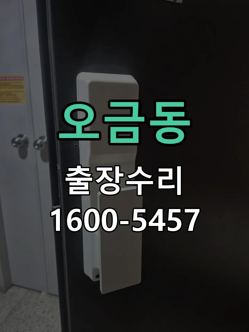 오금동 현장 도착 후 상태 확인