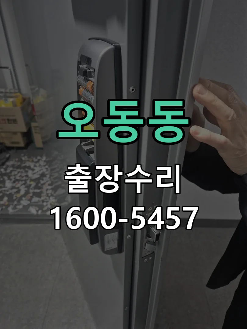 오동동 도어락 열쇠 출장 수리