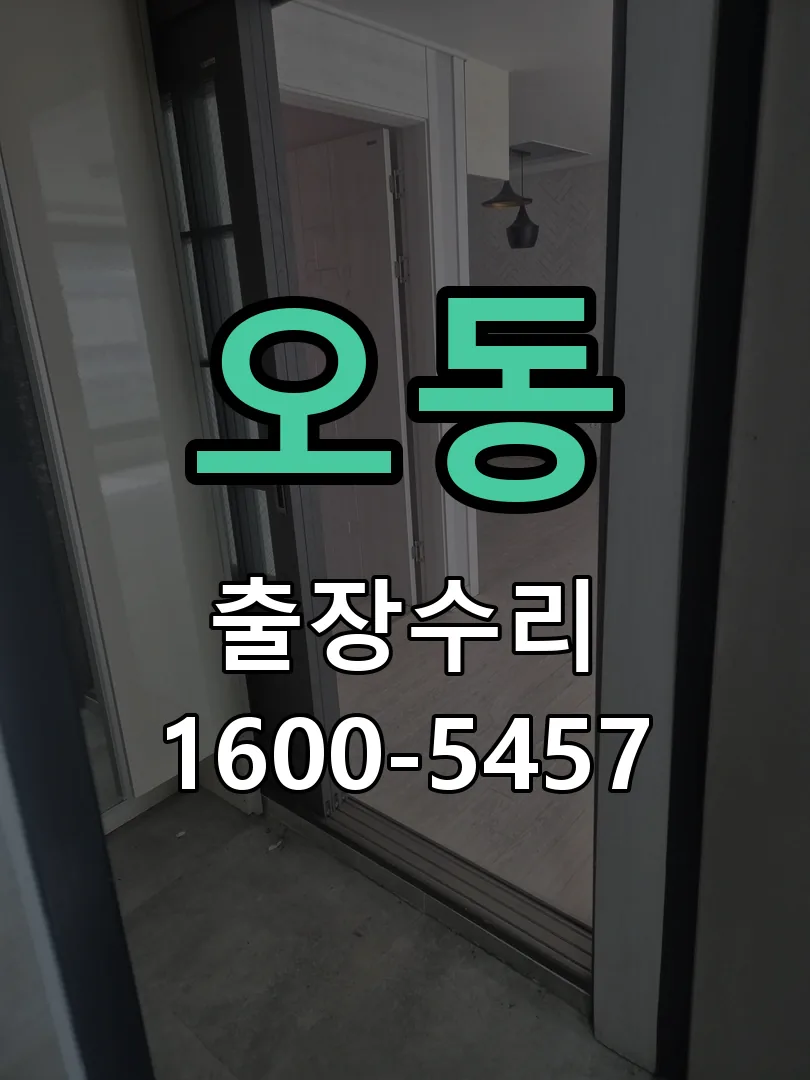 오동 잠금장치 동작 확인