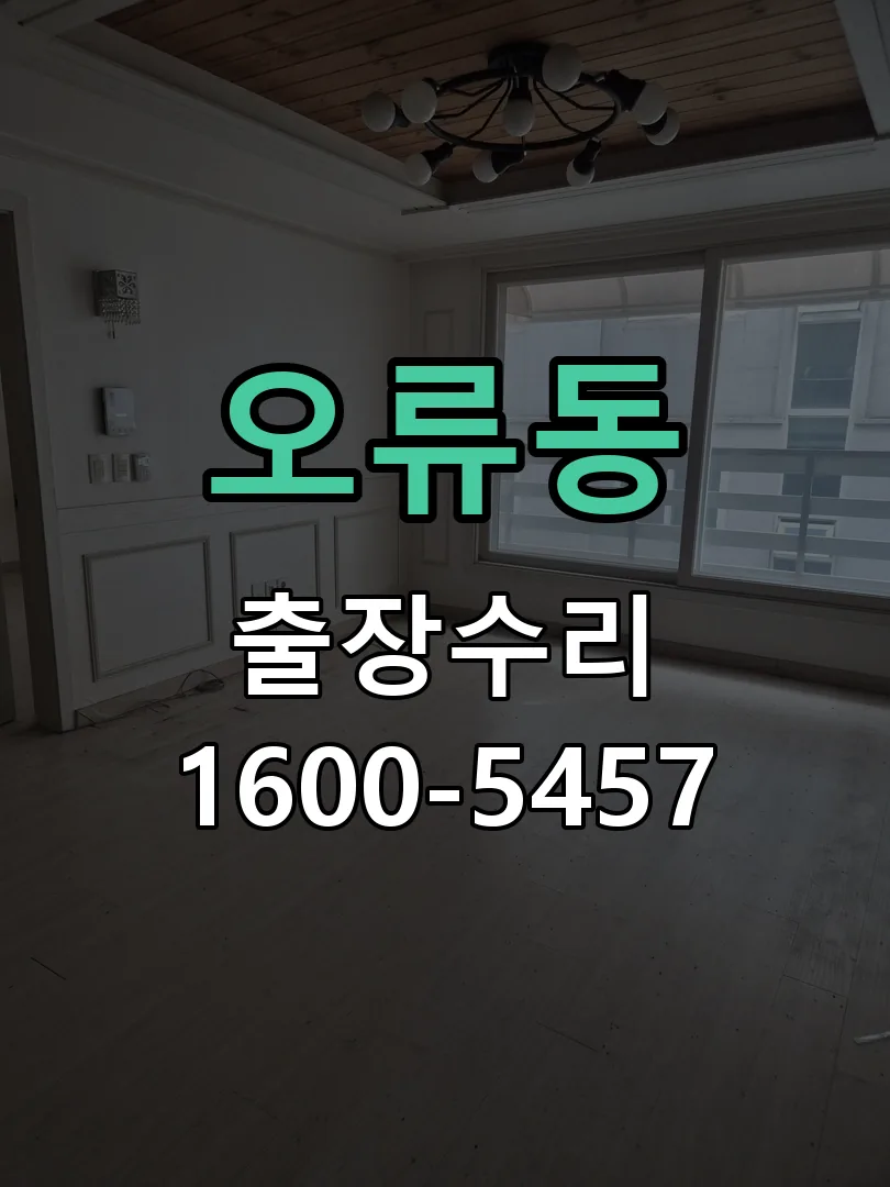오류동 잠금장치 동작 확인