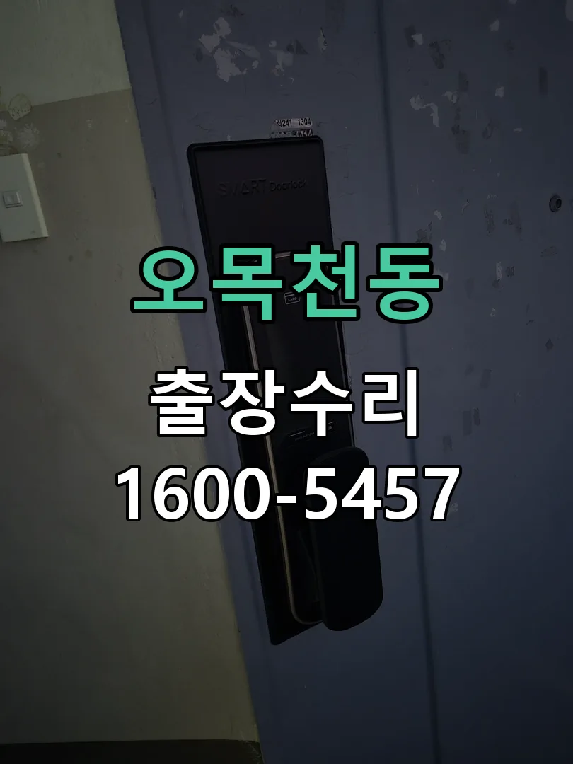 오목천동 도어락 열쇠 출장 수리