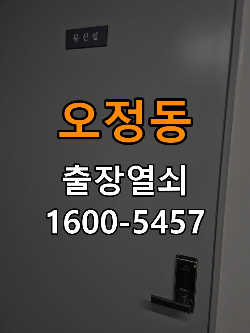 오정동열쇠 옥탑방 현관문 잠금장치 및 나무 프레임 파손 점검 참고 사진 1