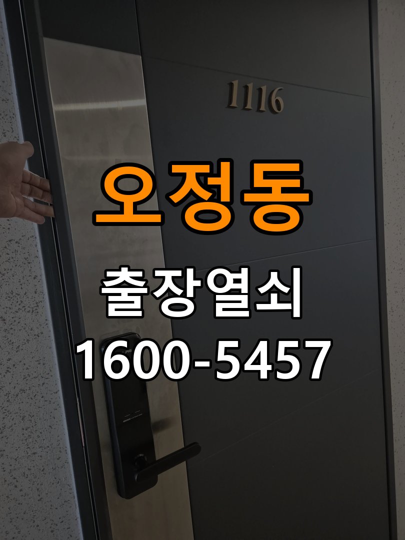 오정동열쇠 옥탑방 현관문 잠금장치 및 나무 프레임 파손 점검 참고 사진 4