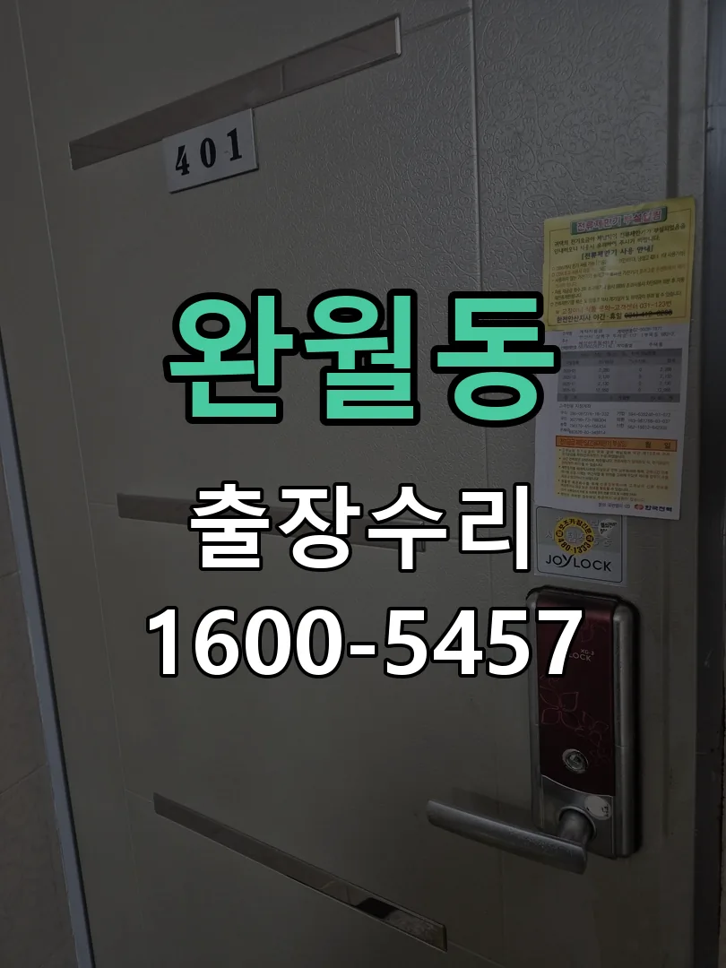 완월동 현장 도착 후 상태 확인