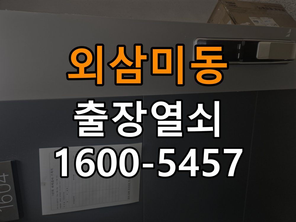 외삼미동 원룸 월세집 도어락 교체 전 확인할 설치 조건 호환 잠금장치 정밀 점검 및 교체