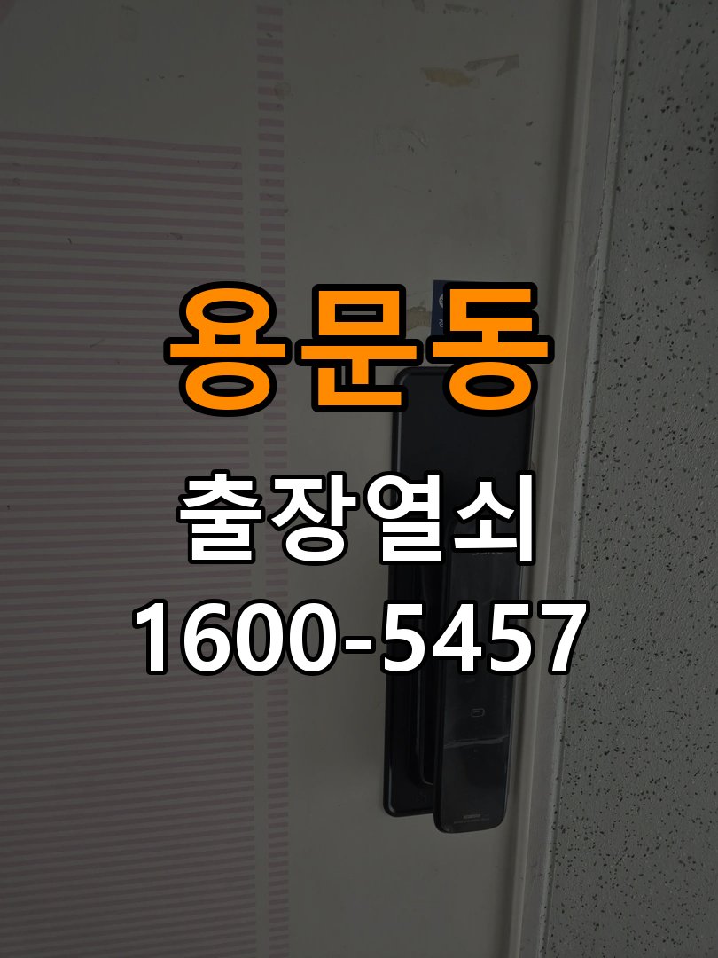 용문동열쇠 빌라 문 모티스 래치볼트 걸림 안열림 조치 방법 참고 사진 2