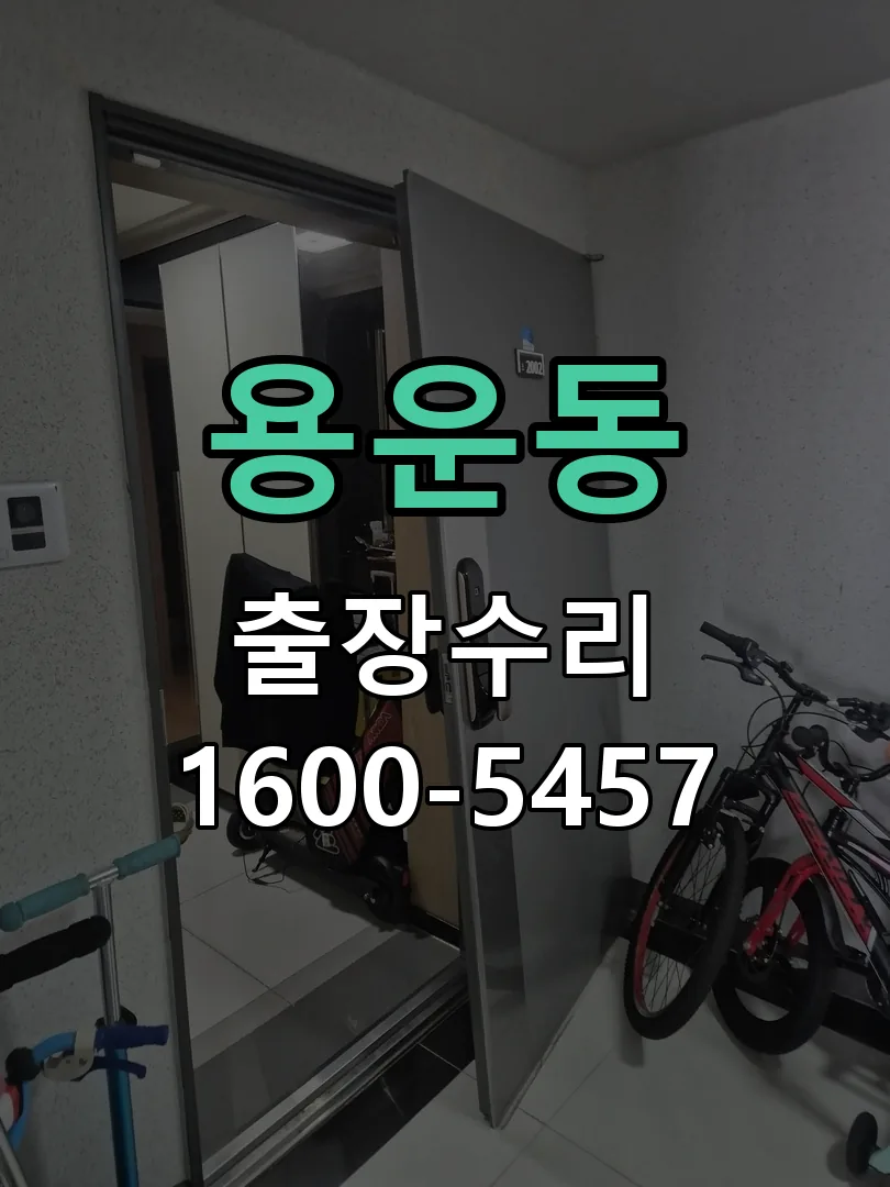 용운동 교체 작업 진행