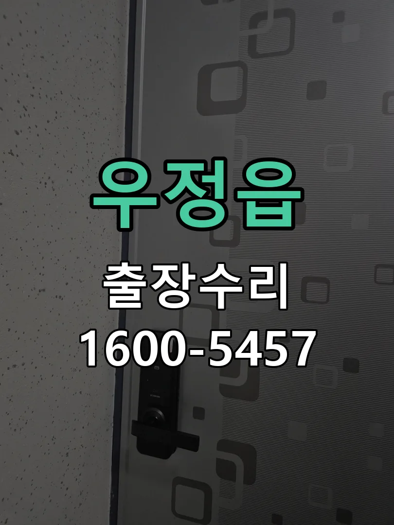 우정읍 도어락 열쇠 출장 수리