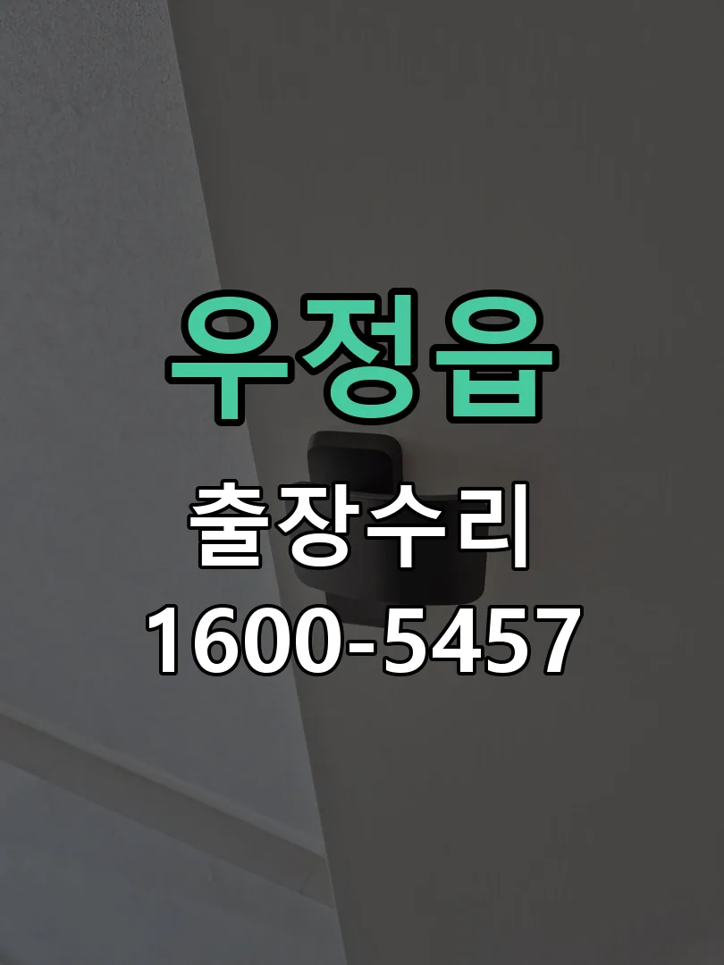 우정읍 현장 도착 후 상태 확인