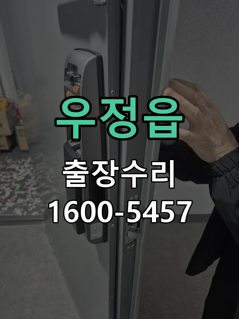 우정읍 잠금장치 동작 확인