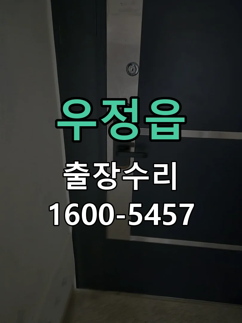 우정읍 문틀 정렬 확인