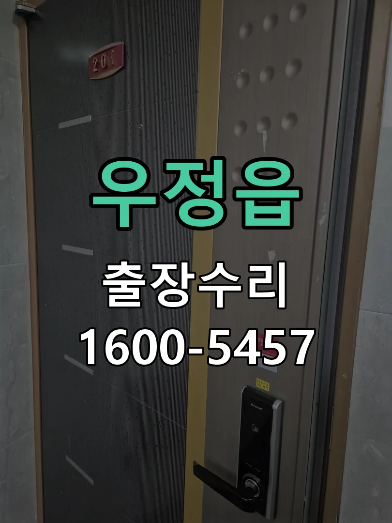 우정읍 문틀 정렬 확인