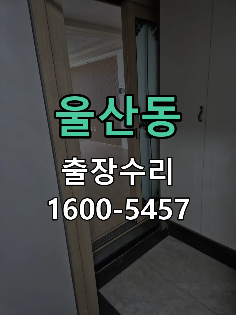 울산동 잠금장치 동작 확인