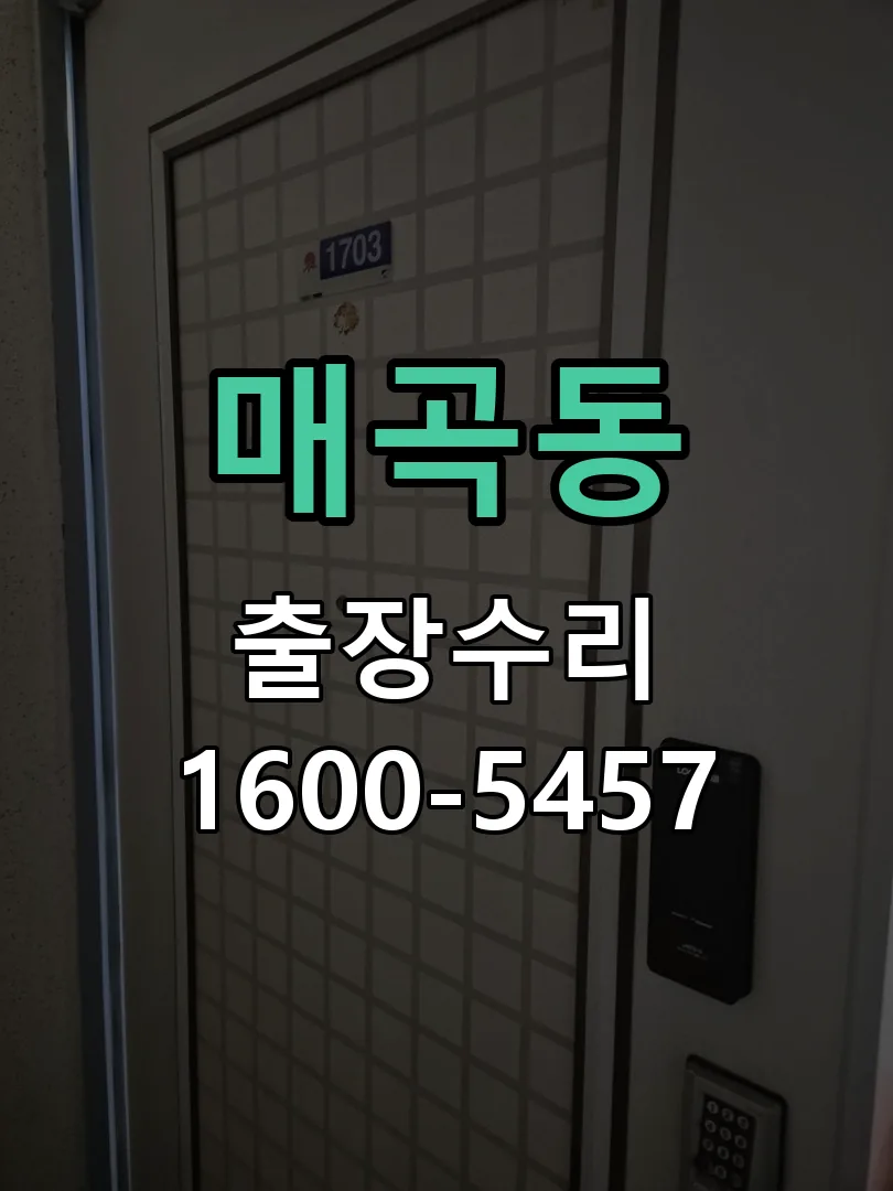 매곡동 현장 도착 후 상태 확인