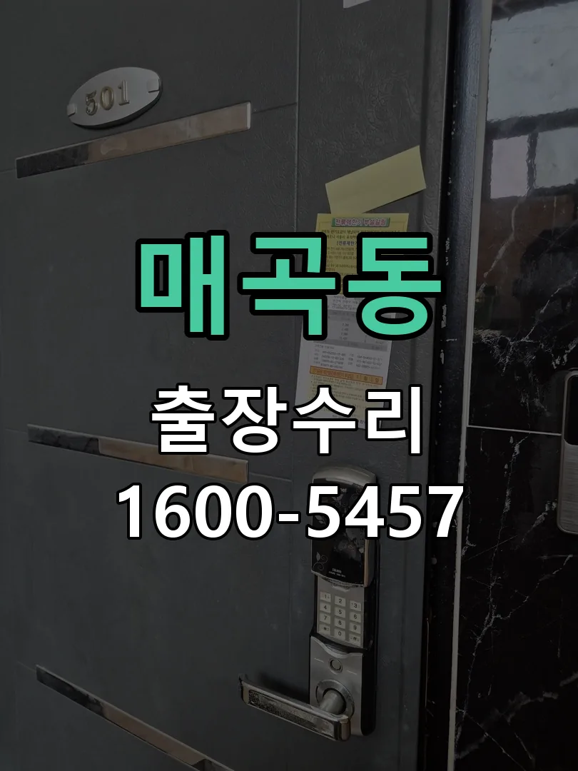 매곡동 잠금장치 동작 확인