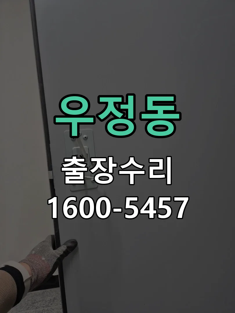 우정동 현장 도착 후 상태 확인