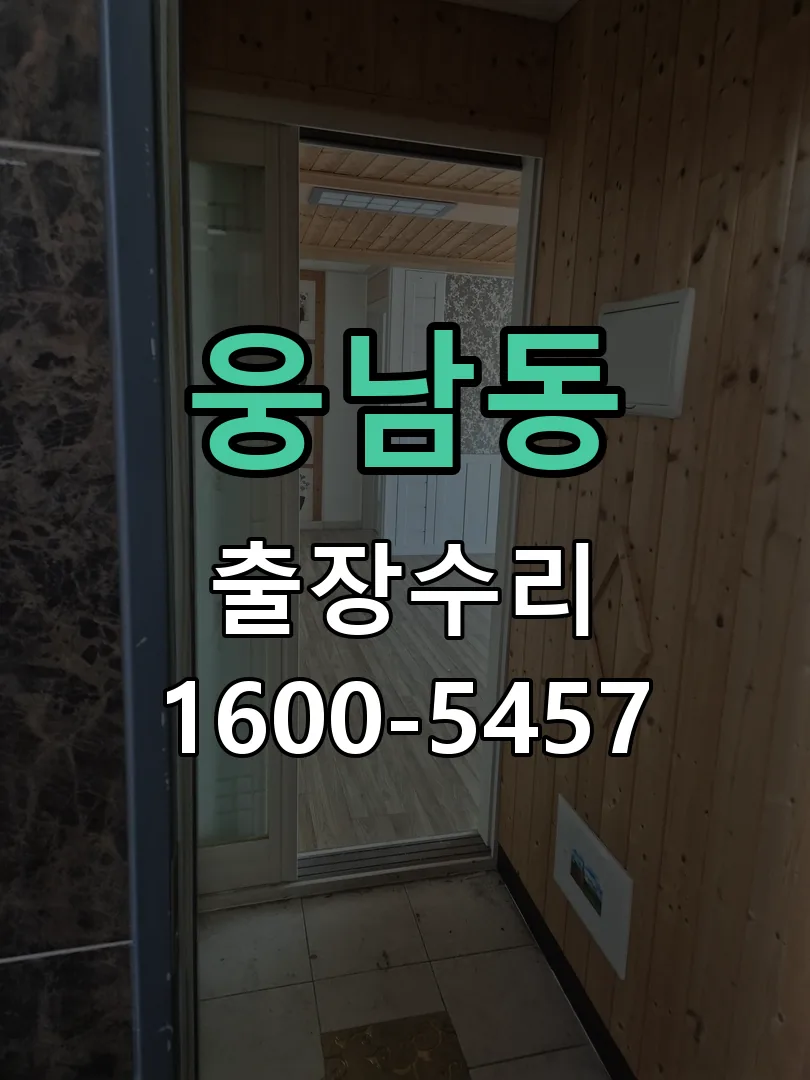웅남동 도어락 열쇠 출장 수리