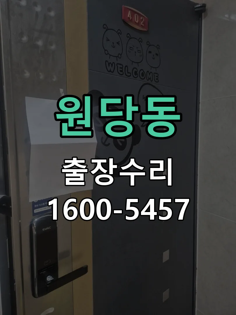 원당동 잠금장치 동작 확인