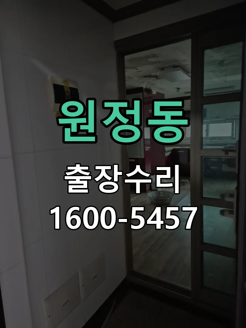 원정동 잠금장치 동작 확인