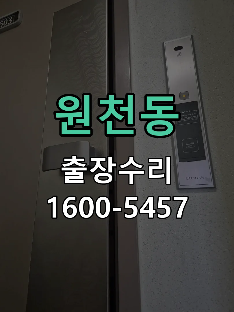 원천동 도어락 열쇠 출장 수리