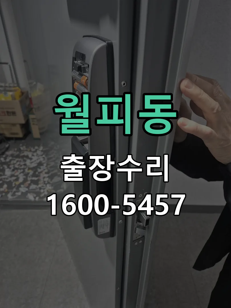 월피동 도어락 열쇠 출장 수리
