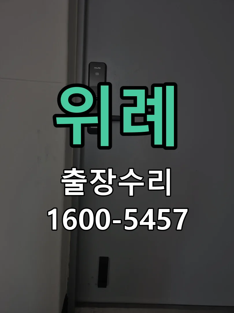 위례 잠금장치 동작 확인