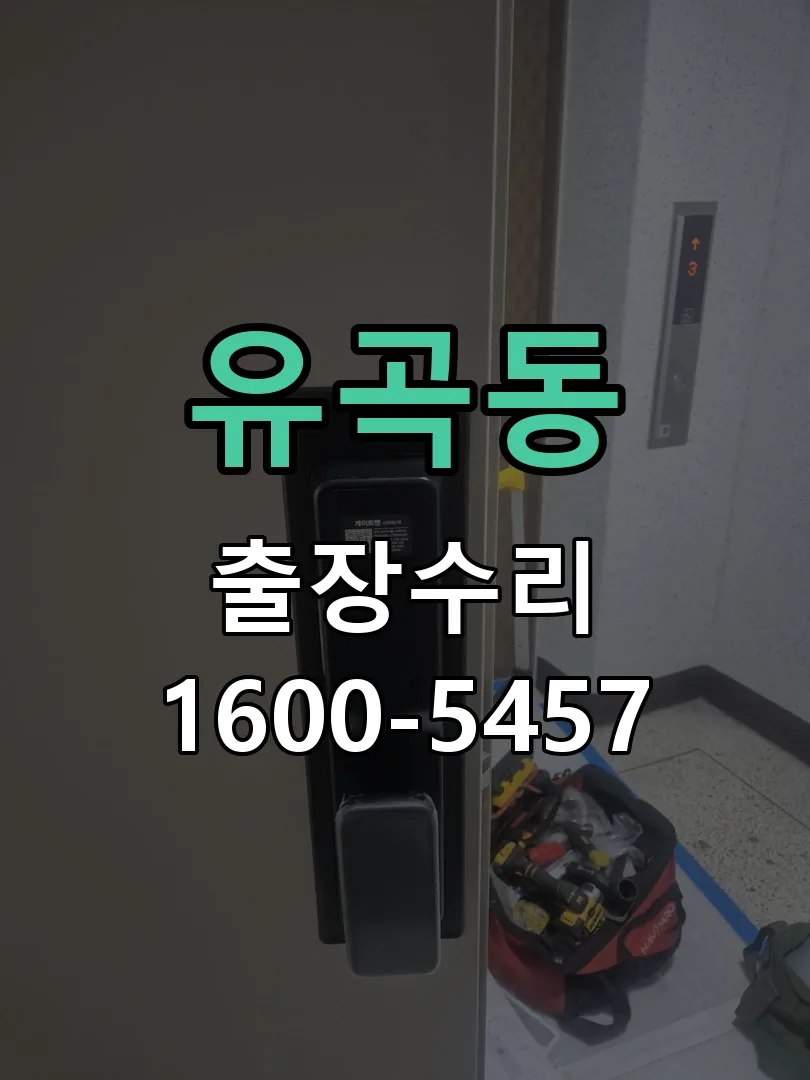 유곡동 현장 도착 후 상태 확인