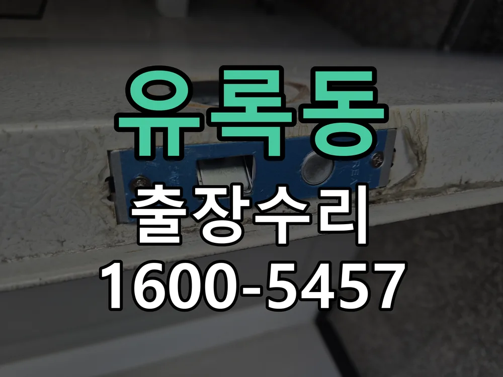 유록동 현장 도착 후 상태 확인