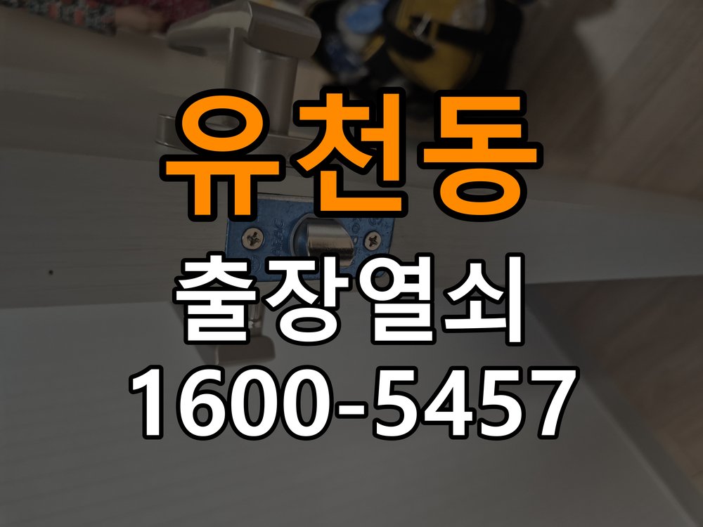 유천동열쇠 사무실 도어락 타공 규격 및 설치 상태 점검 참고 사진 1