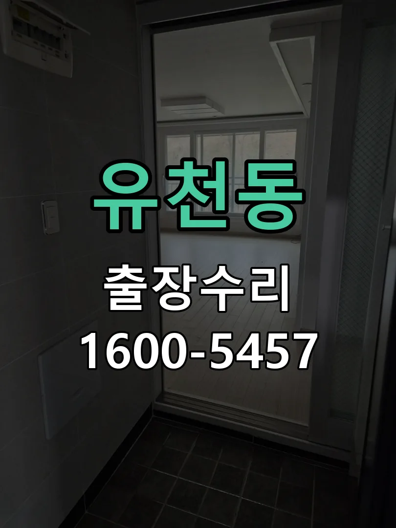 유천동 잠금장치 동작 확인