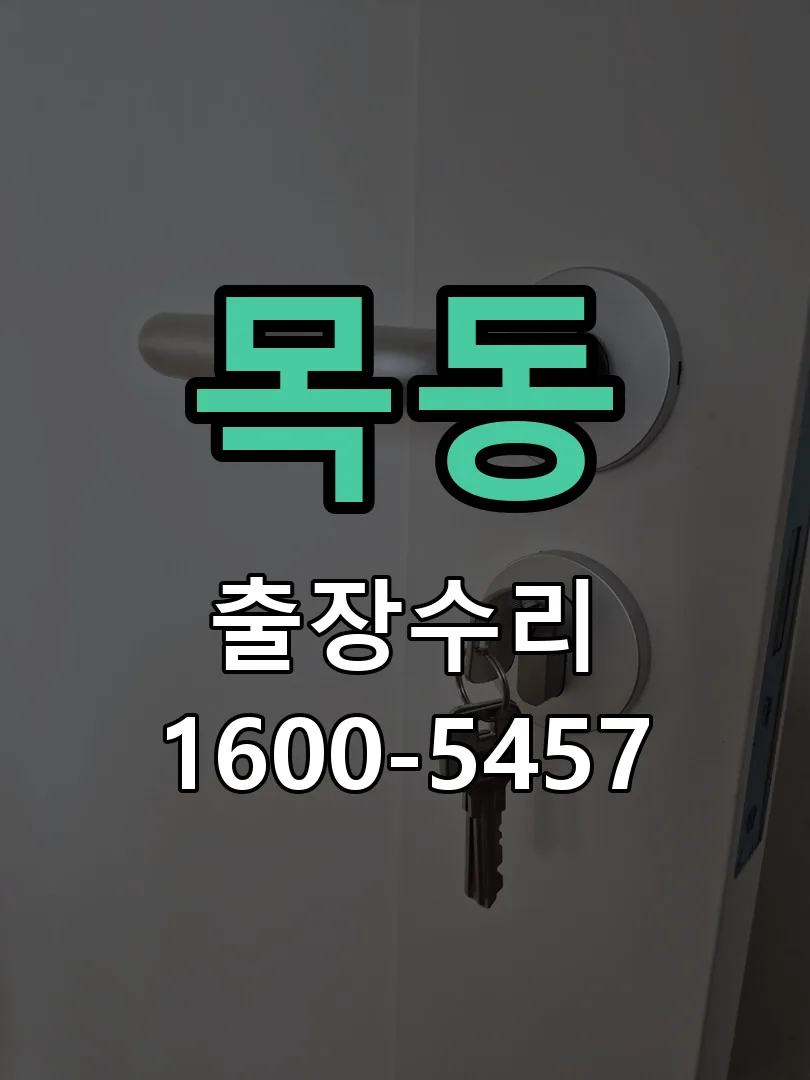 목동 잠금장치 동작 확인