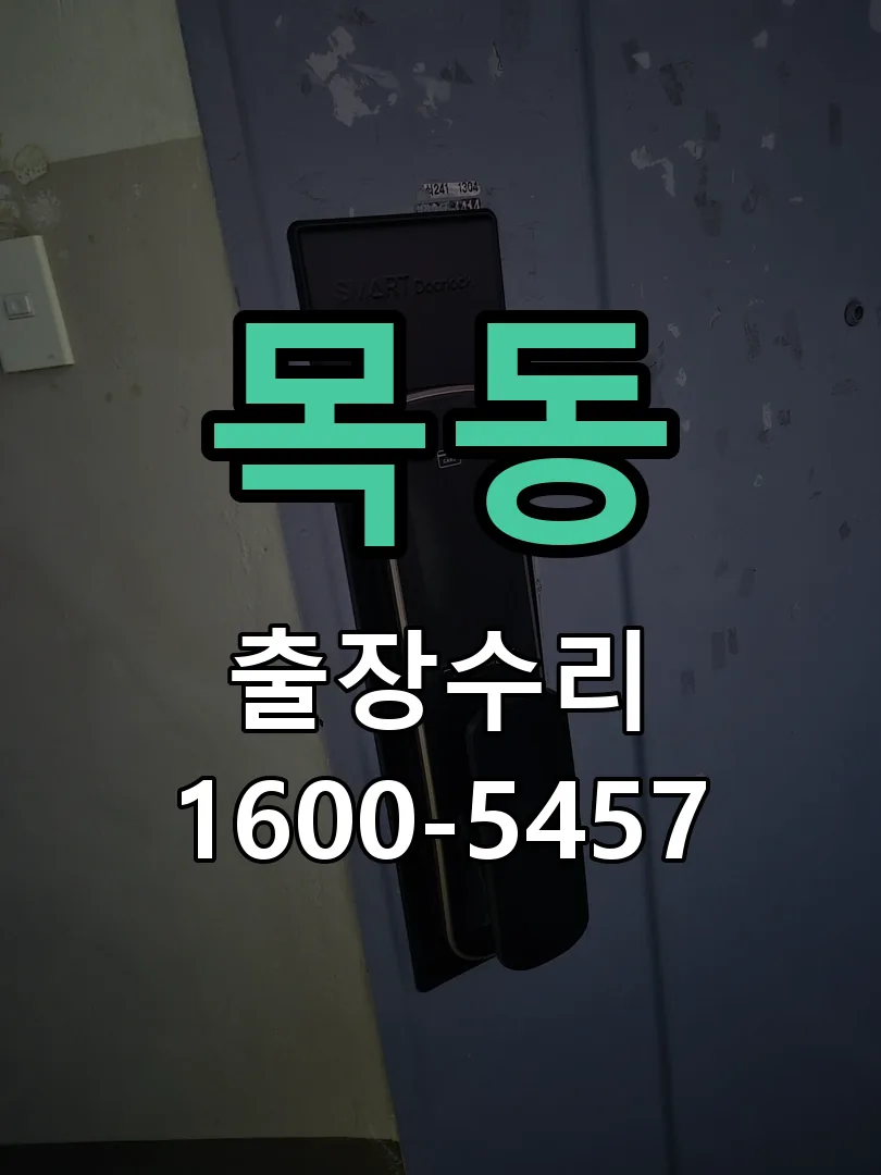목동 잠금장치 동작 확인