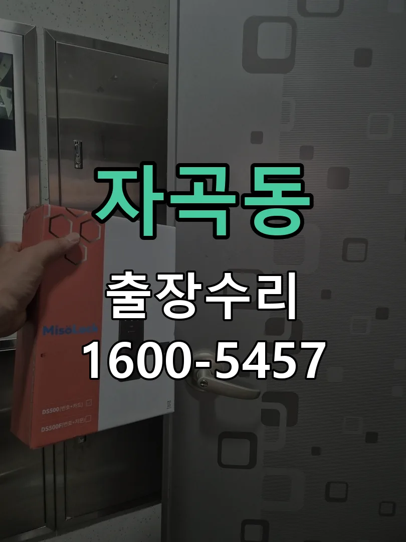 자곡동 현장 도착 후 상태 확인
