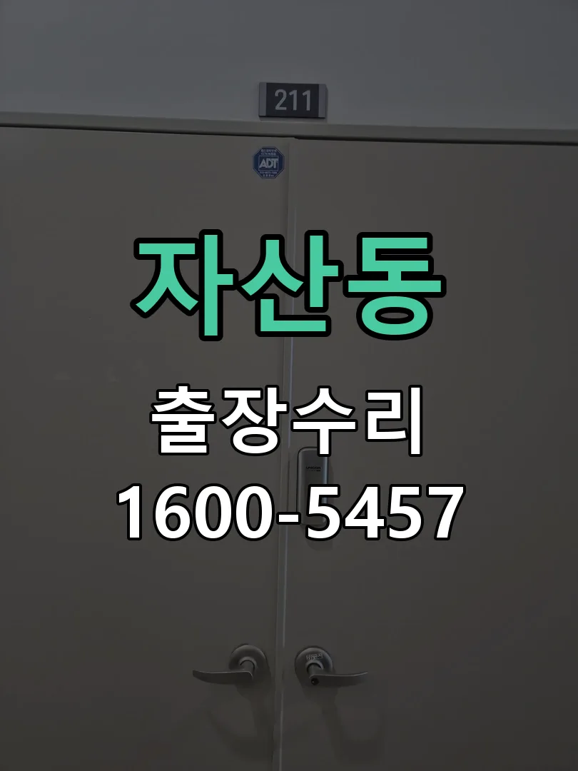 자산동 도어락 열쇠 출장 수리