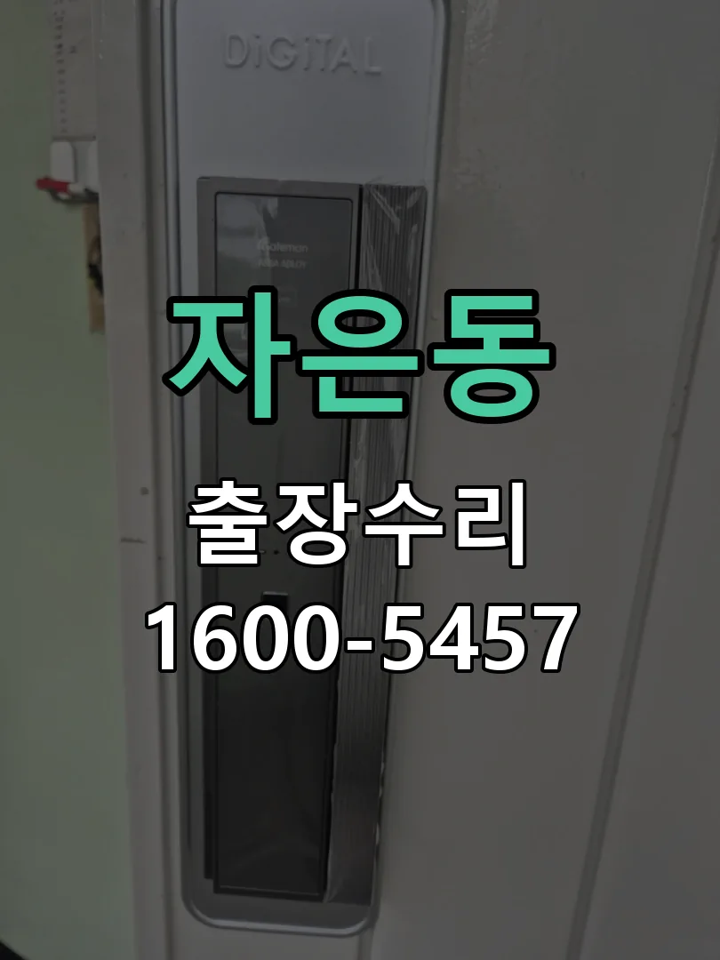 자은동 도어락 열쇠 출장 수리