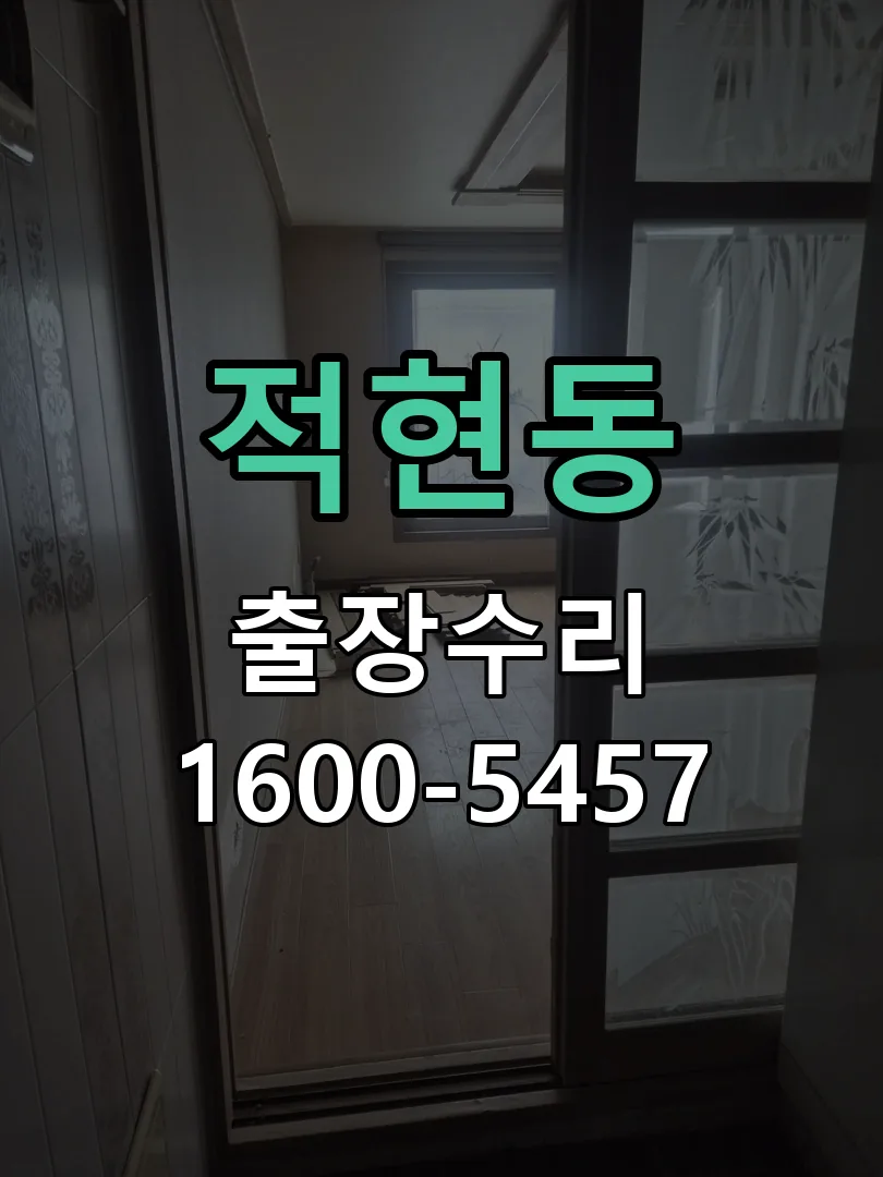 적현동 잠금장치 동작 확인