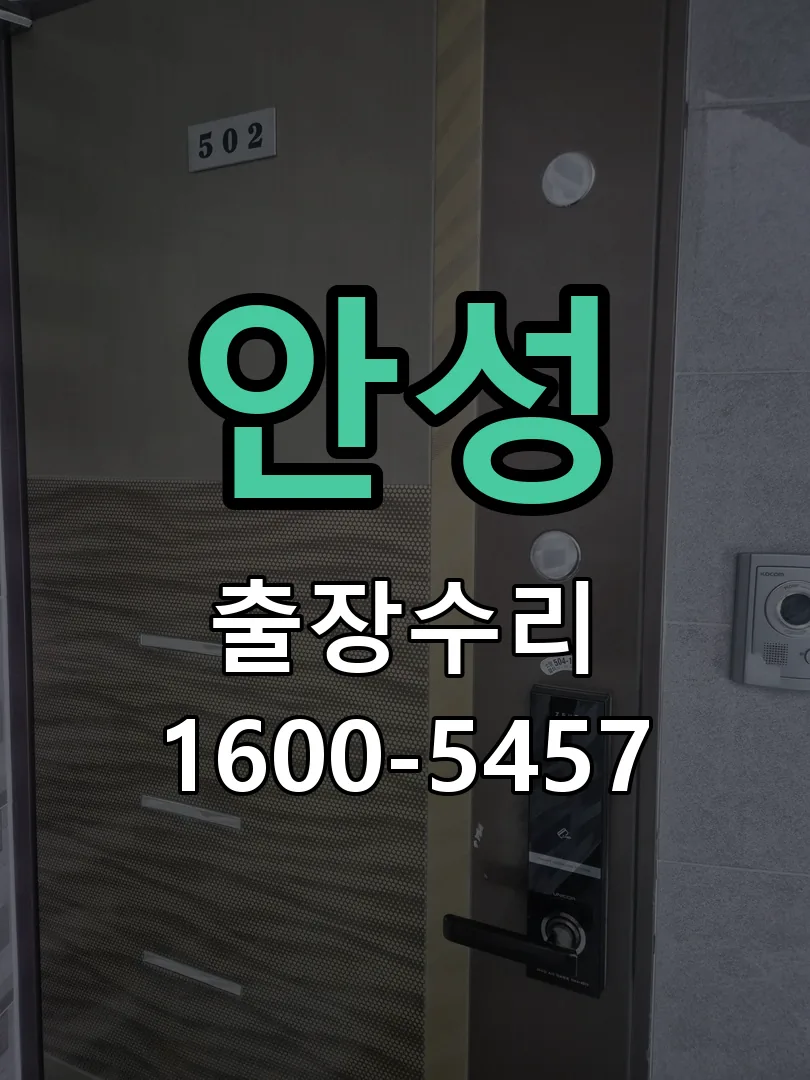 안성 도어락 열쇠 출장 수리